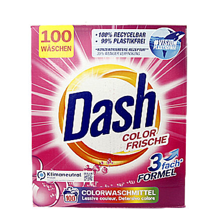 

Порошок для прання Даш для кольорового Dash color frische 6kg (Код : 00-00012118)