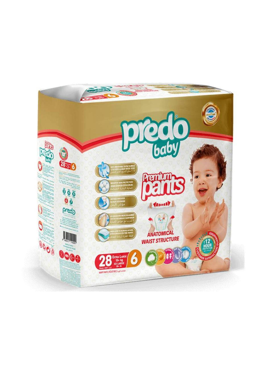 

Підгузники-трусики PREDO BABY Extra №6 15+ кг 28 шт