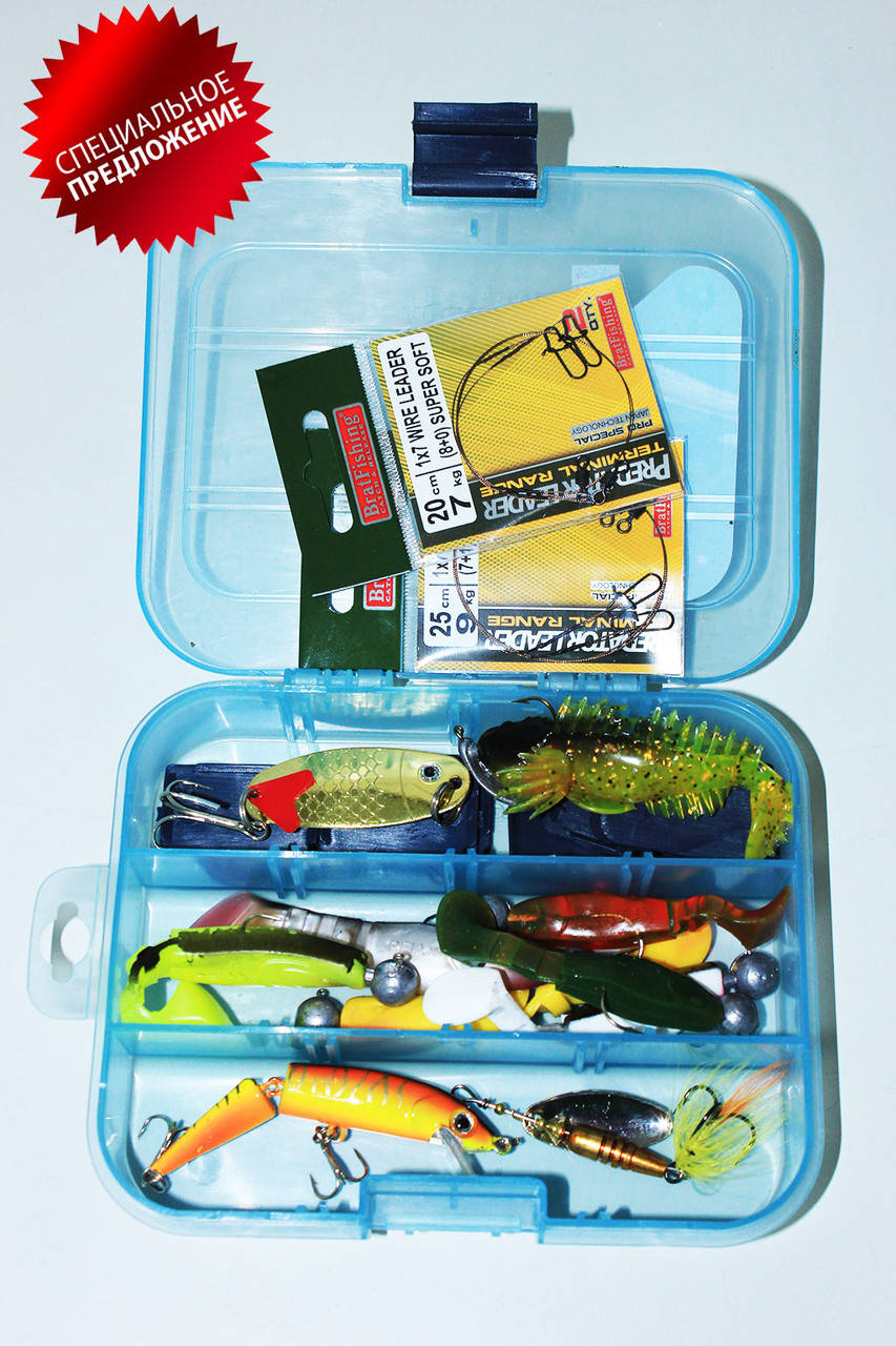 

Набор для ловли хищника + коробка, Разные цвета