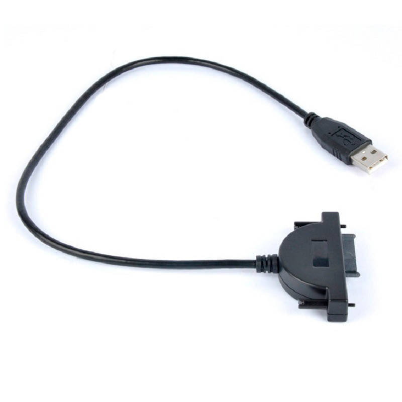 

Кабель адаптер, контроллер USB 2.0 to SATA (7+6) для DVD новый