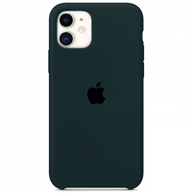 

Чехол Silicone case for iPhone 11 forest green, Зелёный