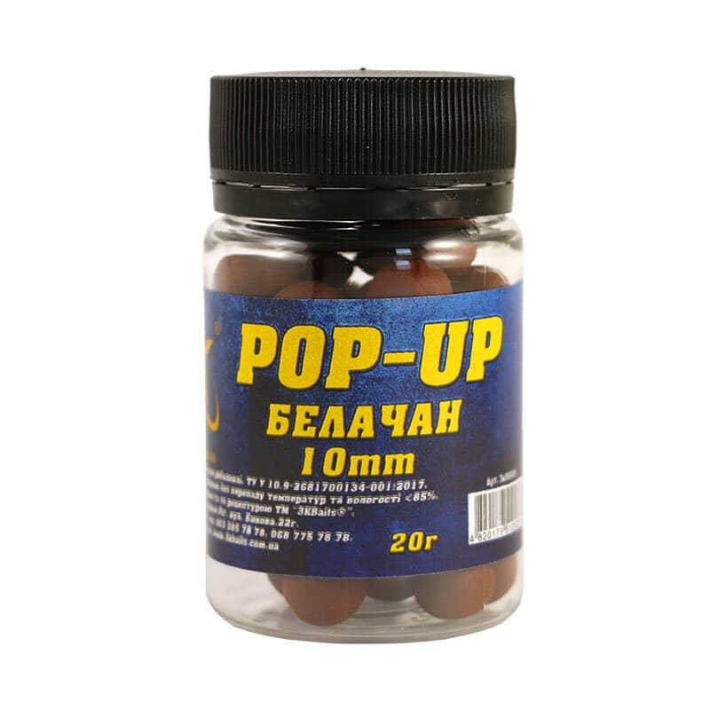 

Бойл 3KBaits Pop-up плавающий Белачан 10мм 20г (3KB1303)