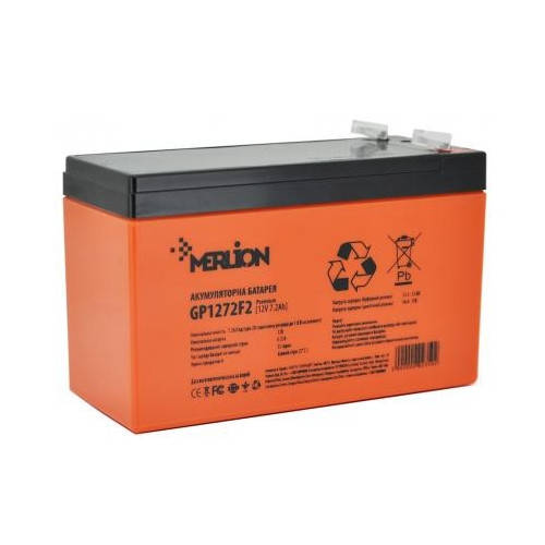 

Аккумуляторная батарея MERLION AGM GP1270F2 12 V 7Ah ( 150 x 65 x 95 (100) ) White Q10