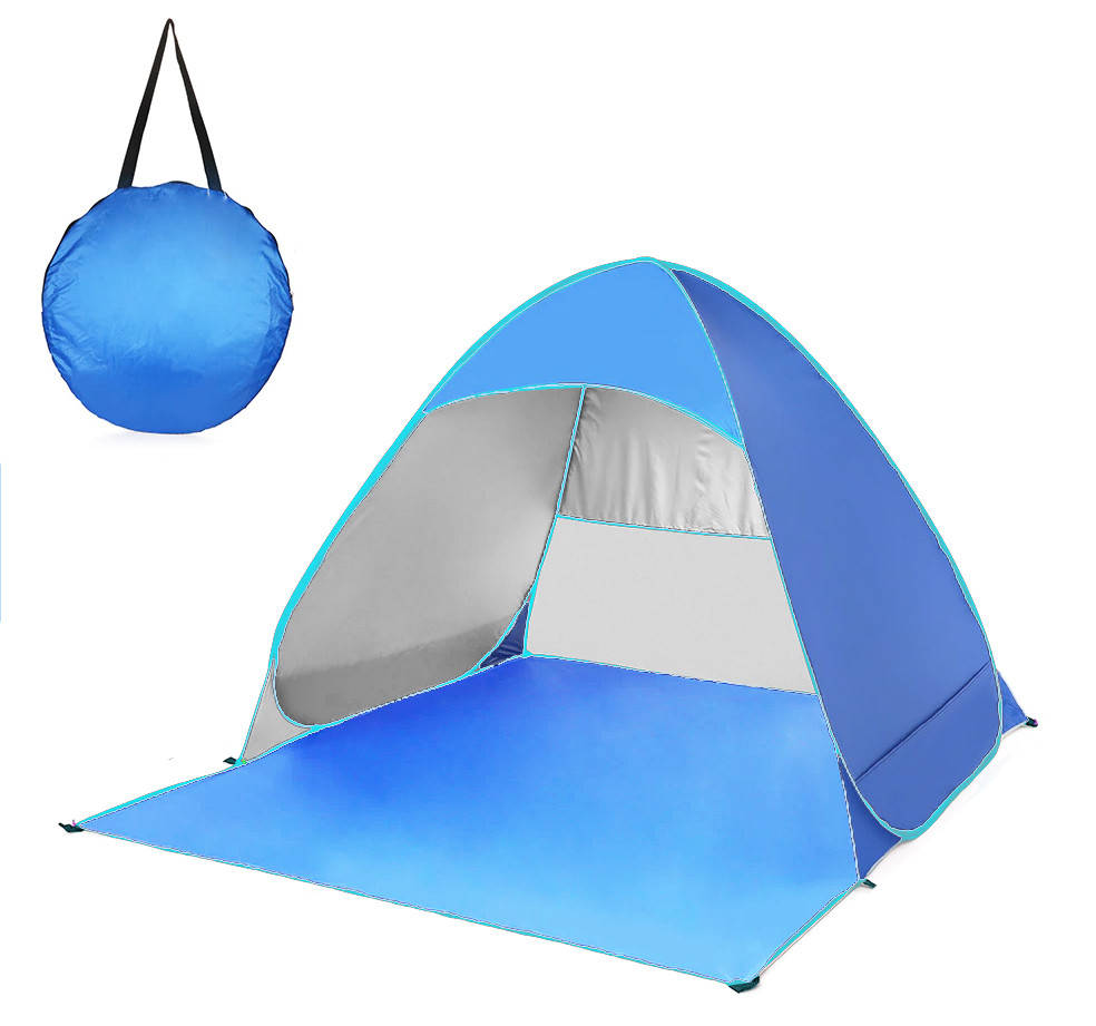 

Самораскладная пляжная палатка Feistel (L) + Чехол Blue (14834), Голубой