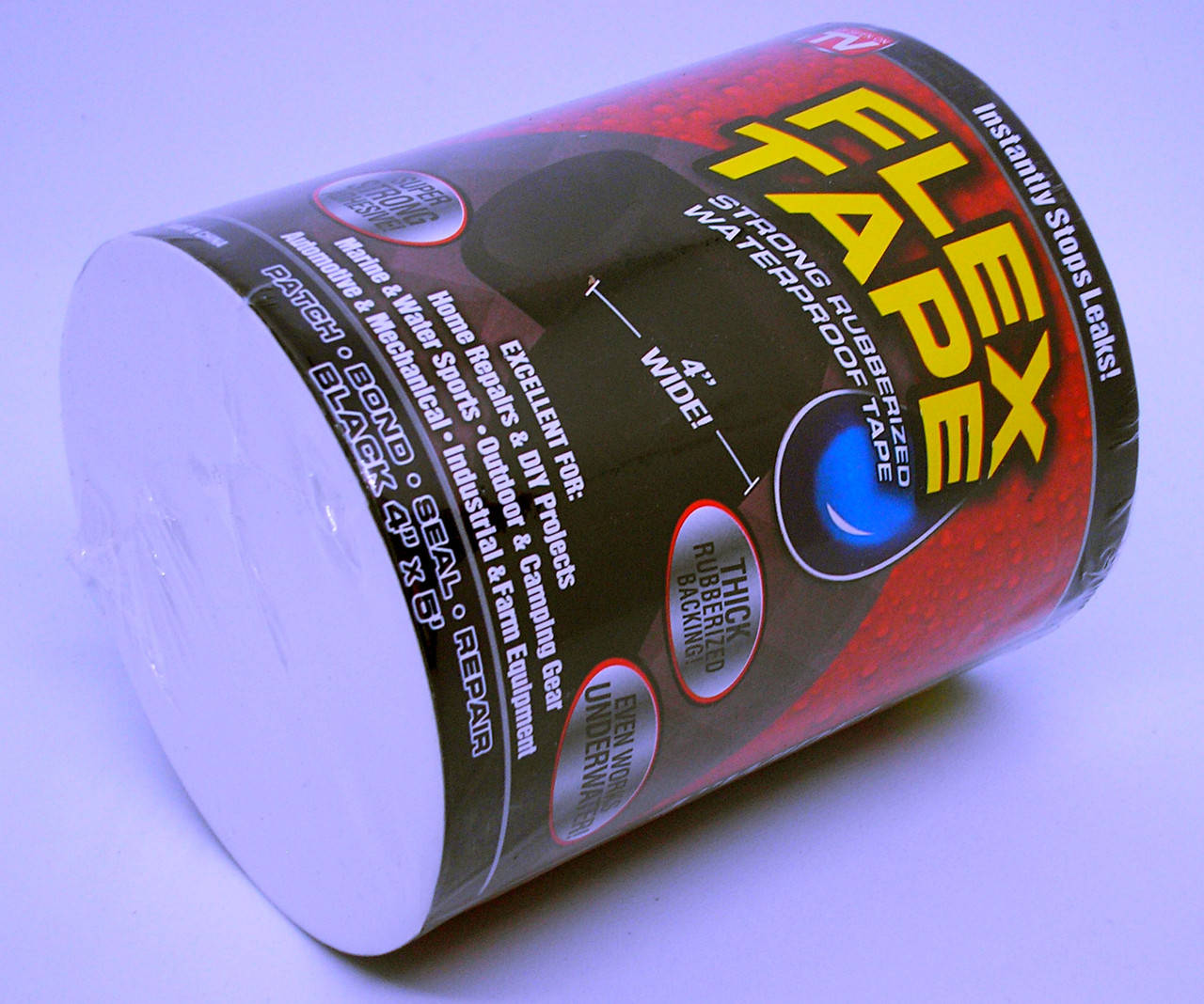 

Лента скотч Flex Tape 10 х 150 см клейкая прочная водонепроницаемая изоляционная, Черный