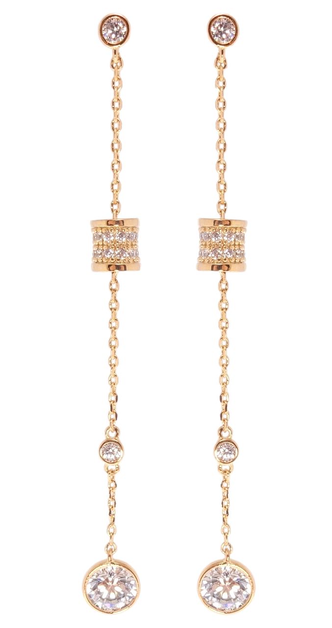 

Серьги Xuping QQMM Позолота 18K игла серебро 925 гвоздики (пусеты) "Декоративные подвески"