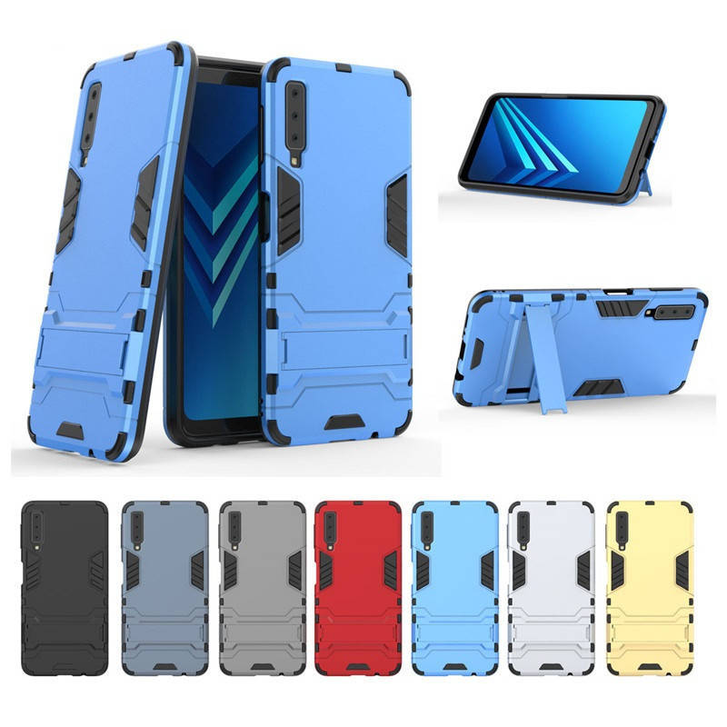 

PC + TPU чехол Metal Armor для Samsung Galaxy A30s ​(6 цветов), Разные цвета