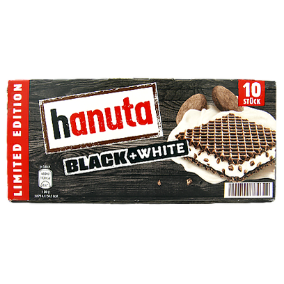 

Вафлі Ханута чорно-білі Hanuta 10*22g 20пач/ящ (Код : 00-00012181)