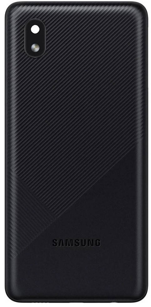 

Задняя крышка Samsung A013F Galaxy A01 Core черная + стекло камеры, Черный