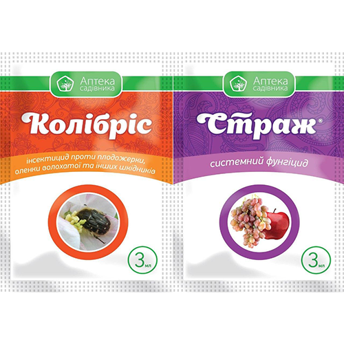 

Инсектицид Колибрис 3мл + Страж 3мл УКРАВИТ 1100