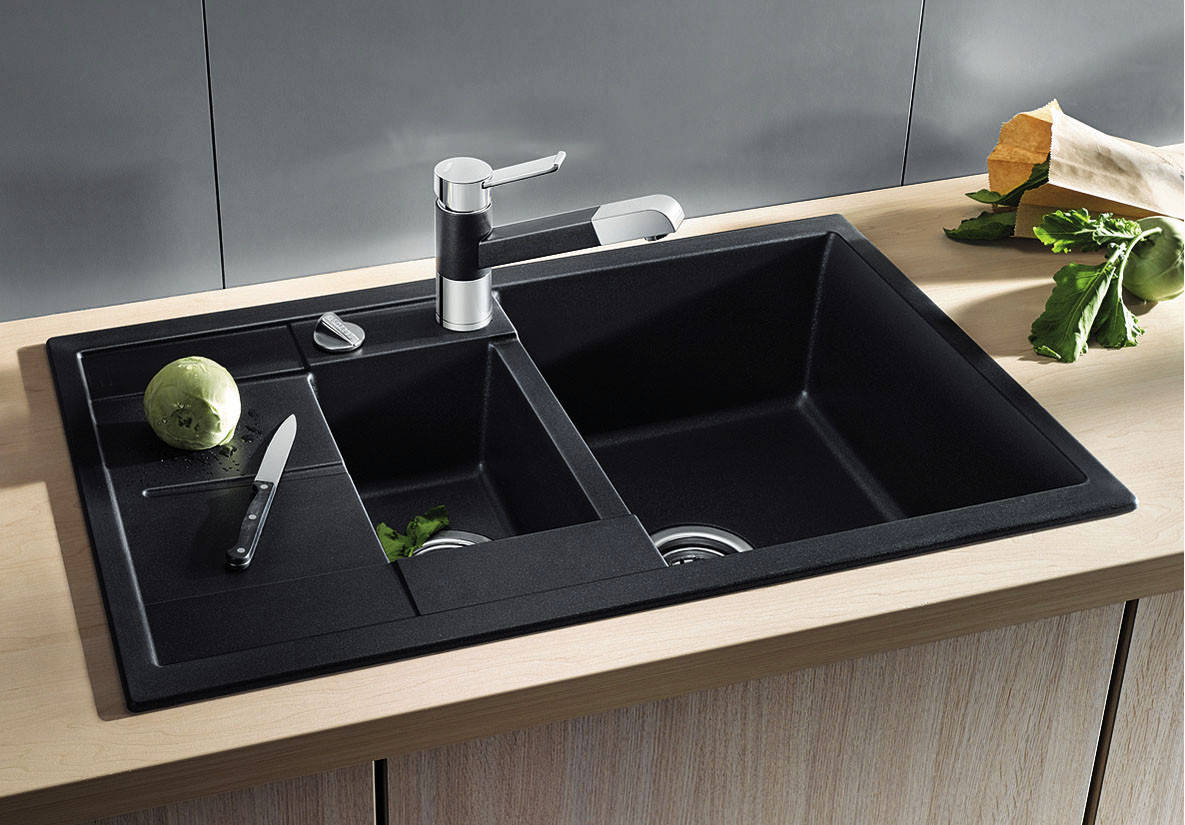 

ГРАНИТНАЯ МОЙКА ASKANIA «BLANCO» RV 01 black, Черный