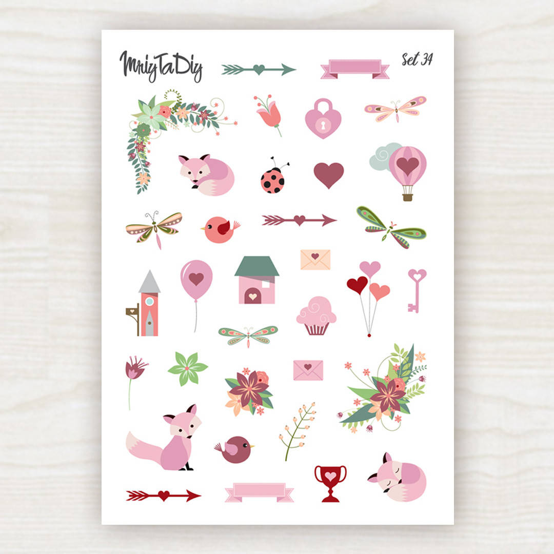 

Стикеры Set 34 MriyTaDiy