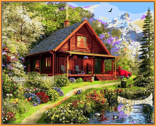 

Раскраска по номерам Babylon Летний день (NB2204R) 40 х 50 см