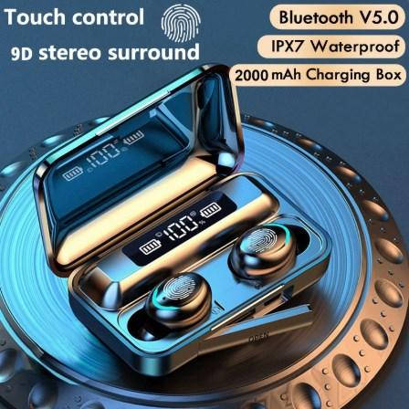 

Беспроводные наушники TWS Bluetooth, Черный