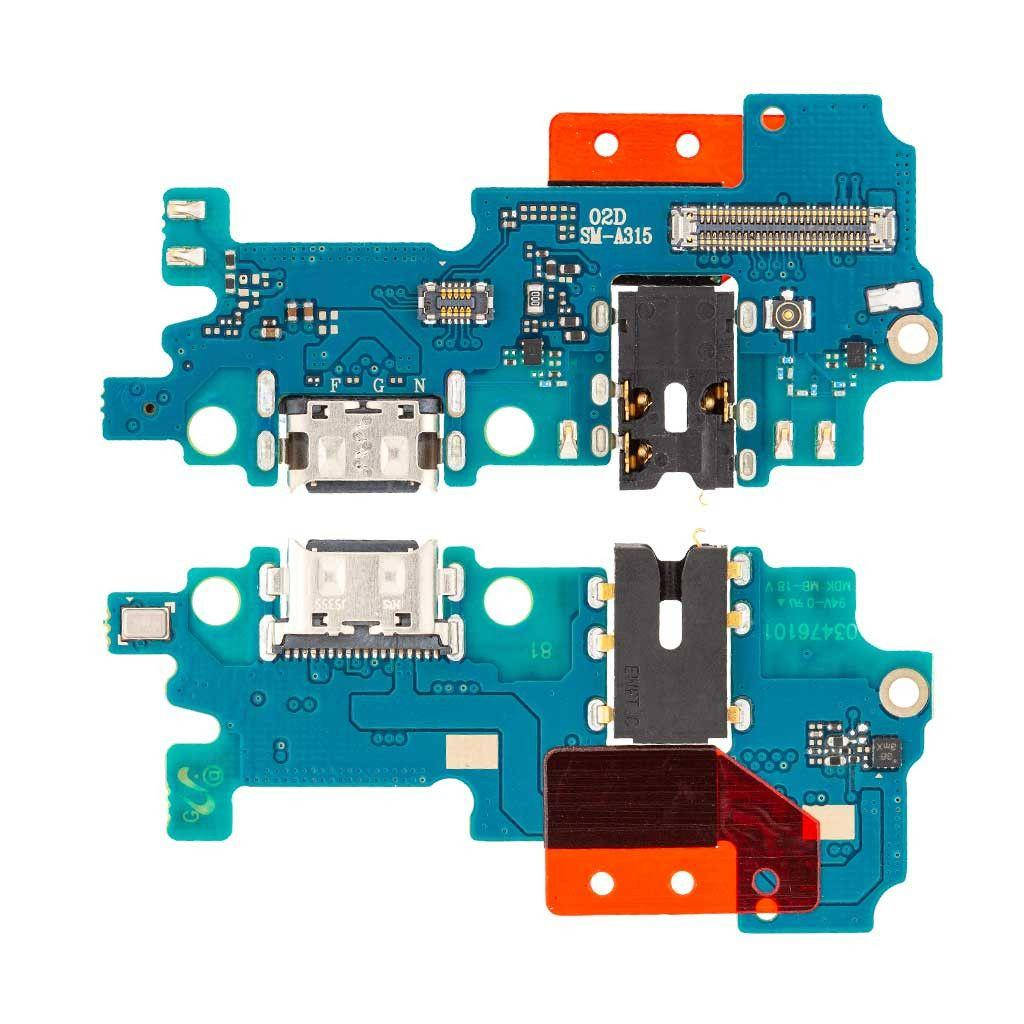 

Нижняя плата Samsung A315 Galaxy A31, с разъемом зарядки, гарнитуры, Original