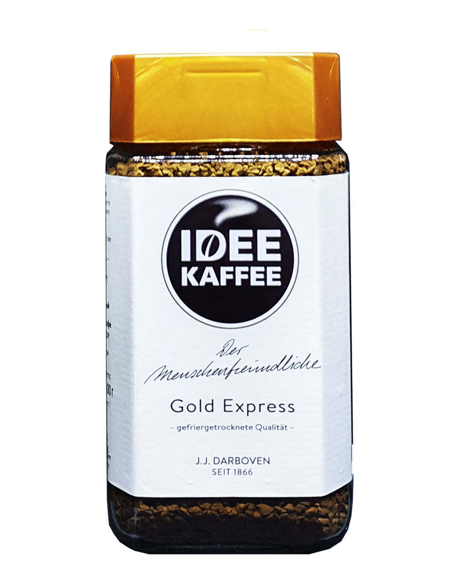 

Кава розчинна Idee Caffe Gold Express 100 г у скляній банці J.J.Darboven(52084)