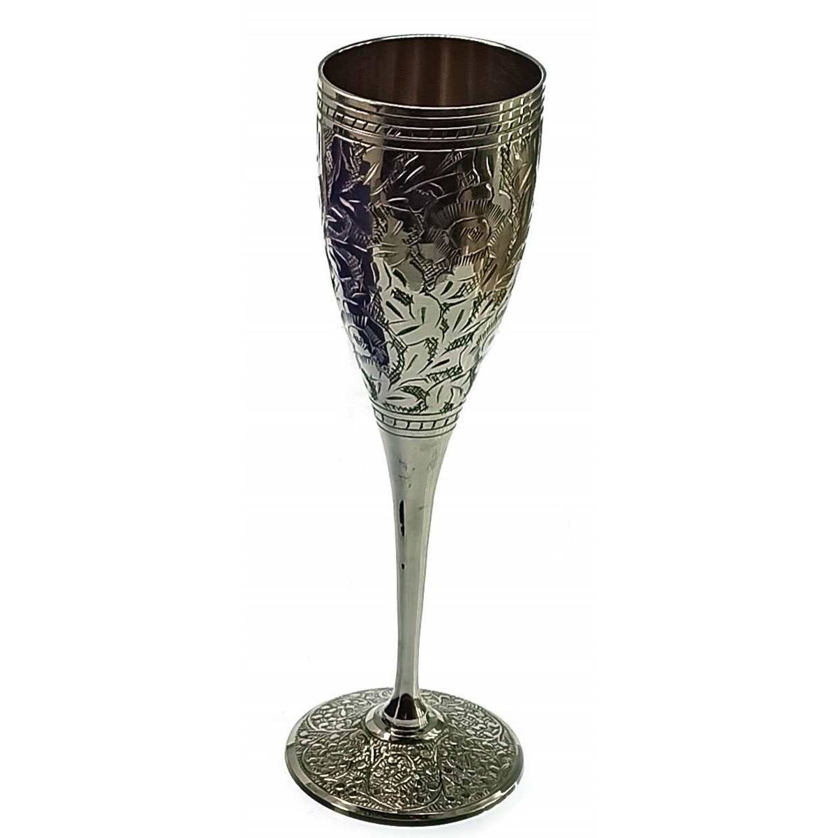 

Бокал бронзовый посеребренный (h-20 см)