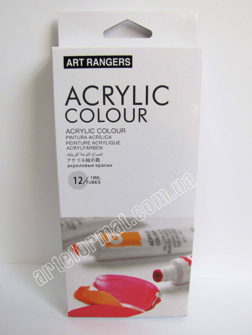 

Краски акриловые художественные Art Rangers, 12 цветов, EA1212C-3
