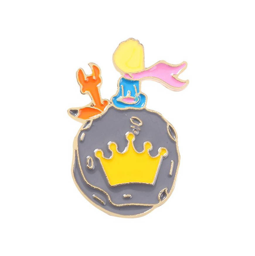 

"Маленький принц и Лис" значок (пин) металлический