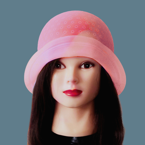 

Парикмахерская шапочка для мелирования розовая