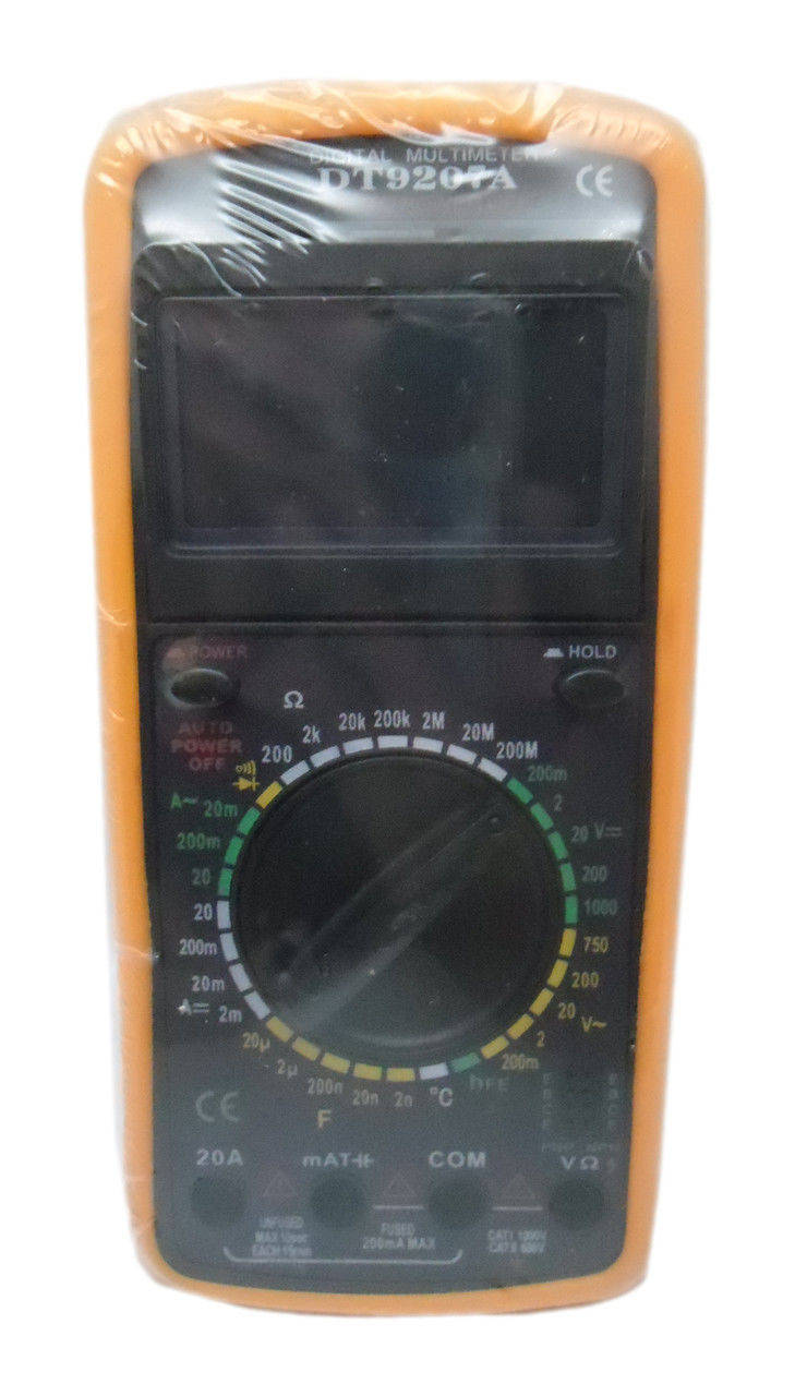 

Цифровой профессиональный мультиметр Digital DT9207A тестер! Качество