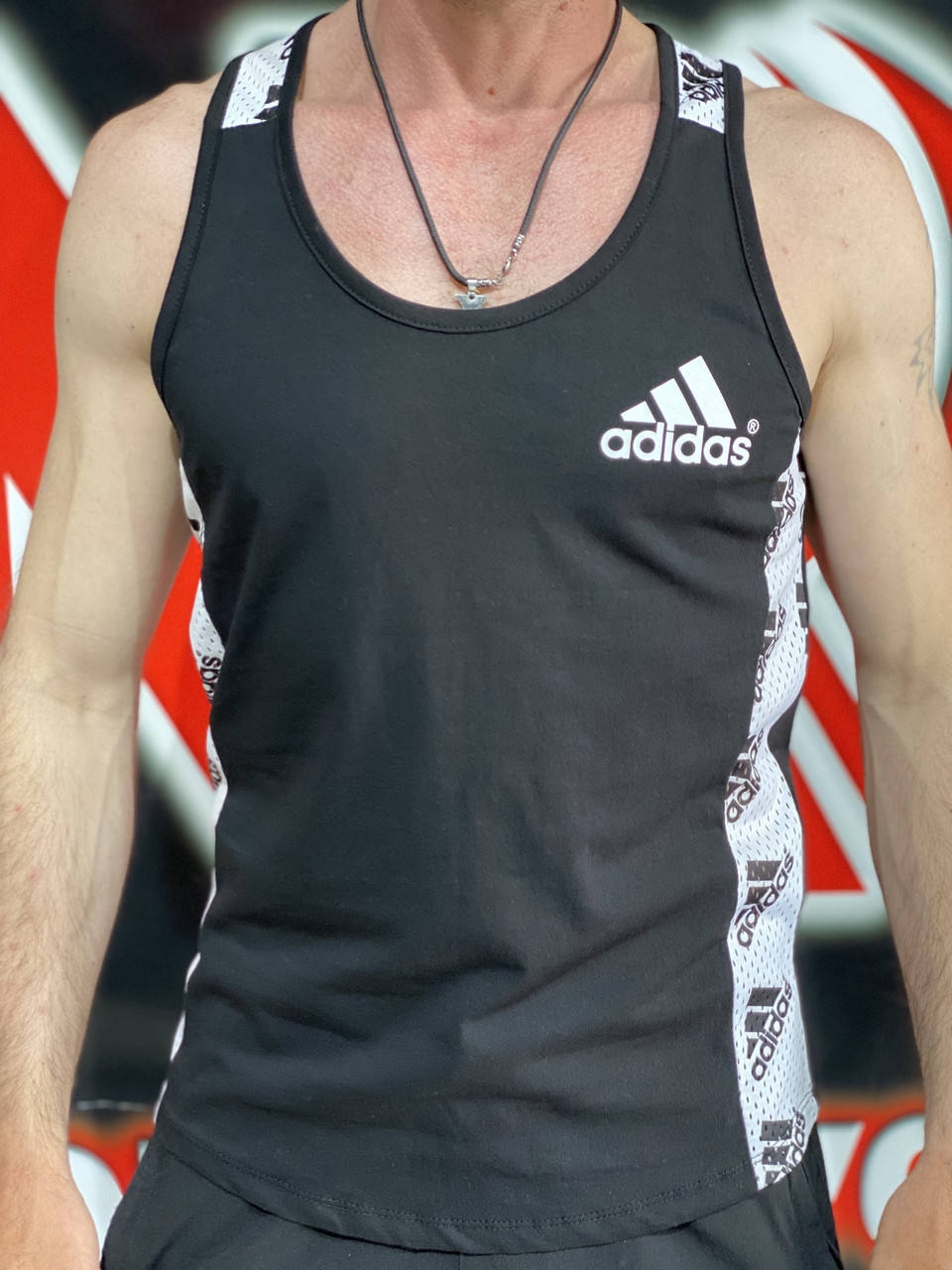 

Майка мужская Adidas Турция. Майка мужская летняя S M L Xl