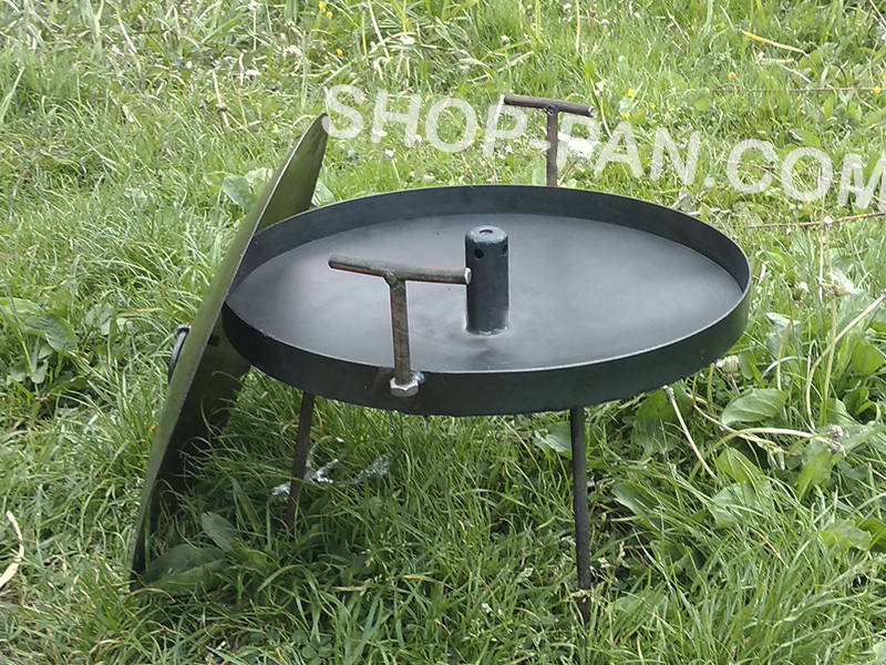 

Необычная Сковорода из диска 50см с отверстием для быстрого приготовления