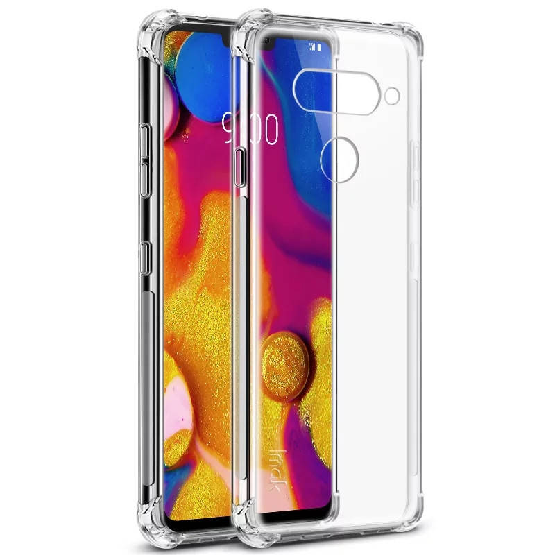 

Силиконовый прозрачный чехол для LG V40 усиленные углы