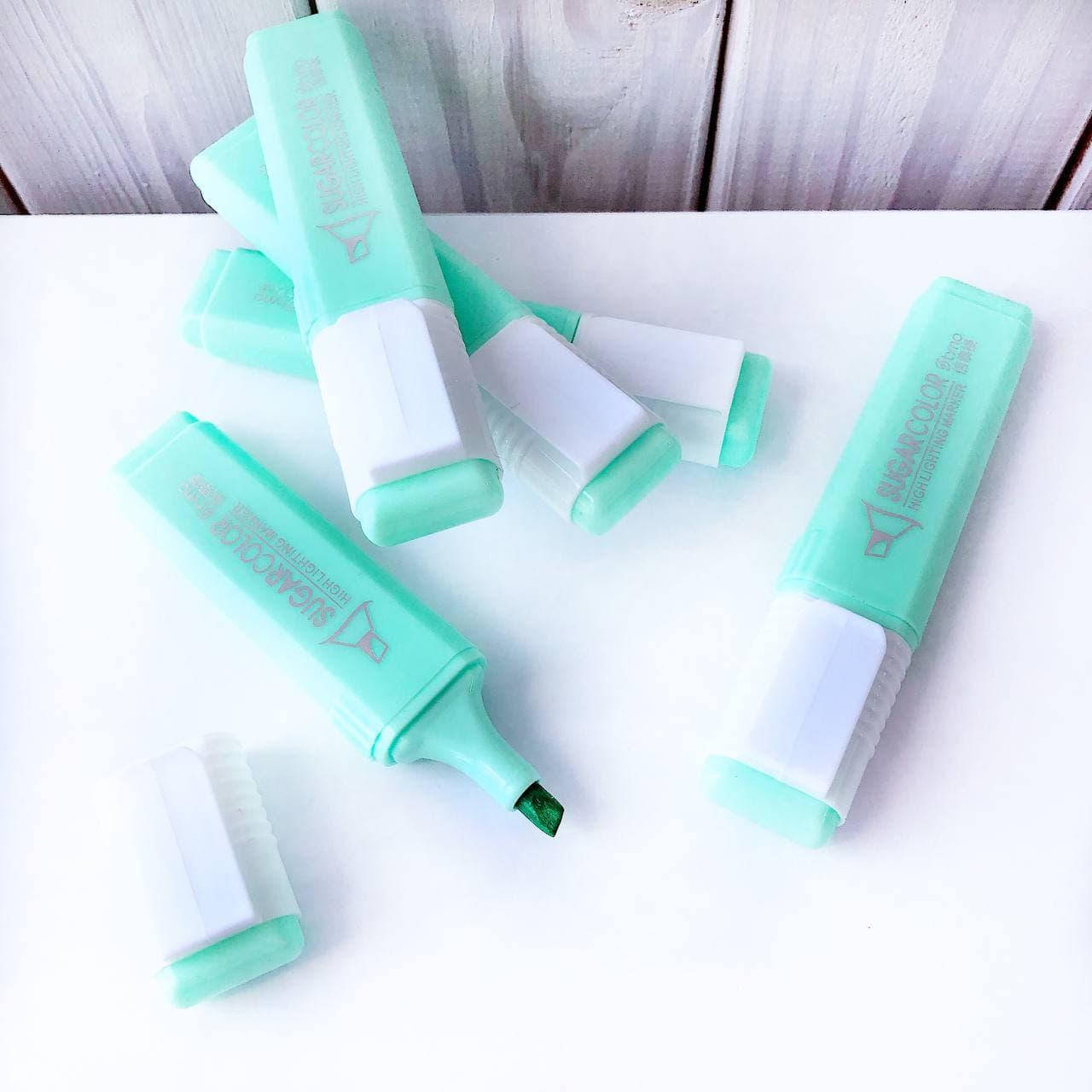 

Текстовый маркер Пастель Мятный, Зелёный