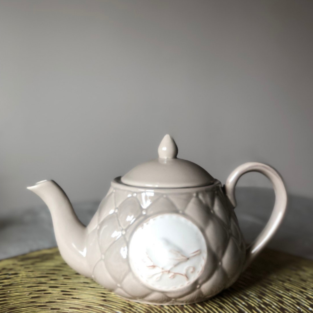 

Чайник Заварочный Керамический Бежевый "Птица" 800мл (545-120)