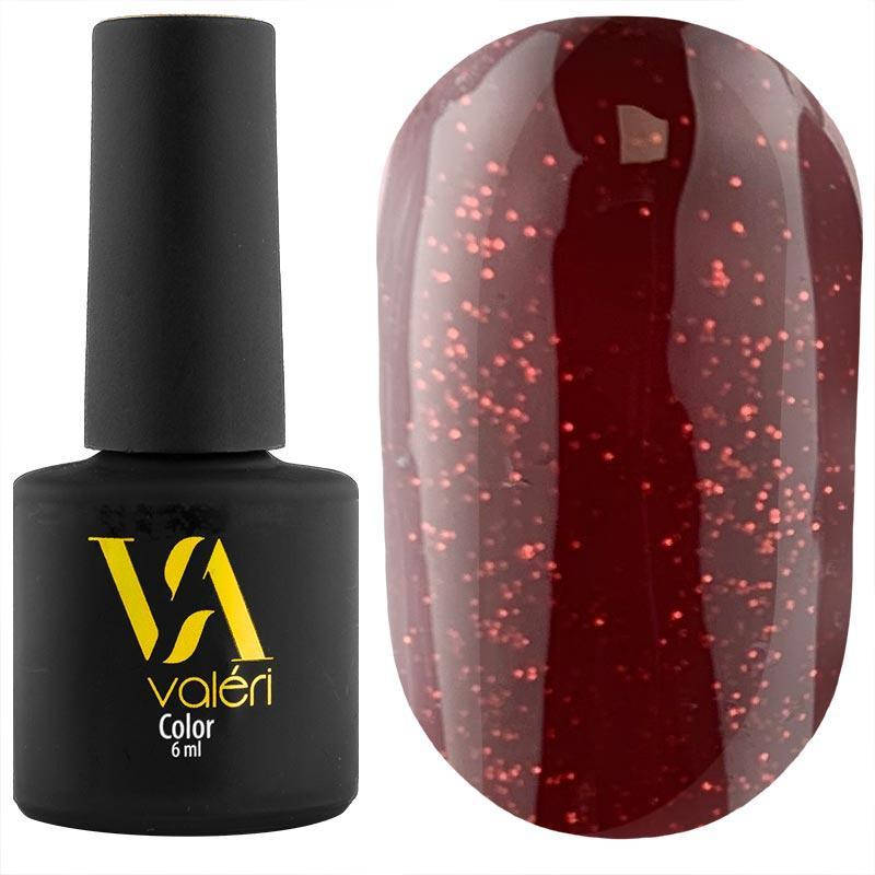 

Гель-лак Valeri №015 (винно-бордовый, микроблеск), 6 мл