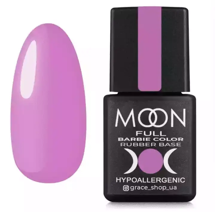 

Moon full Barbie color Rubber base 14 (цветная база) Цветочно-розовый, 8мл