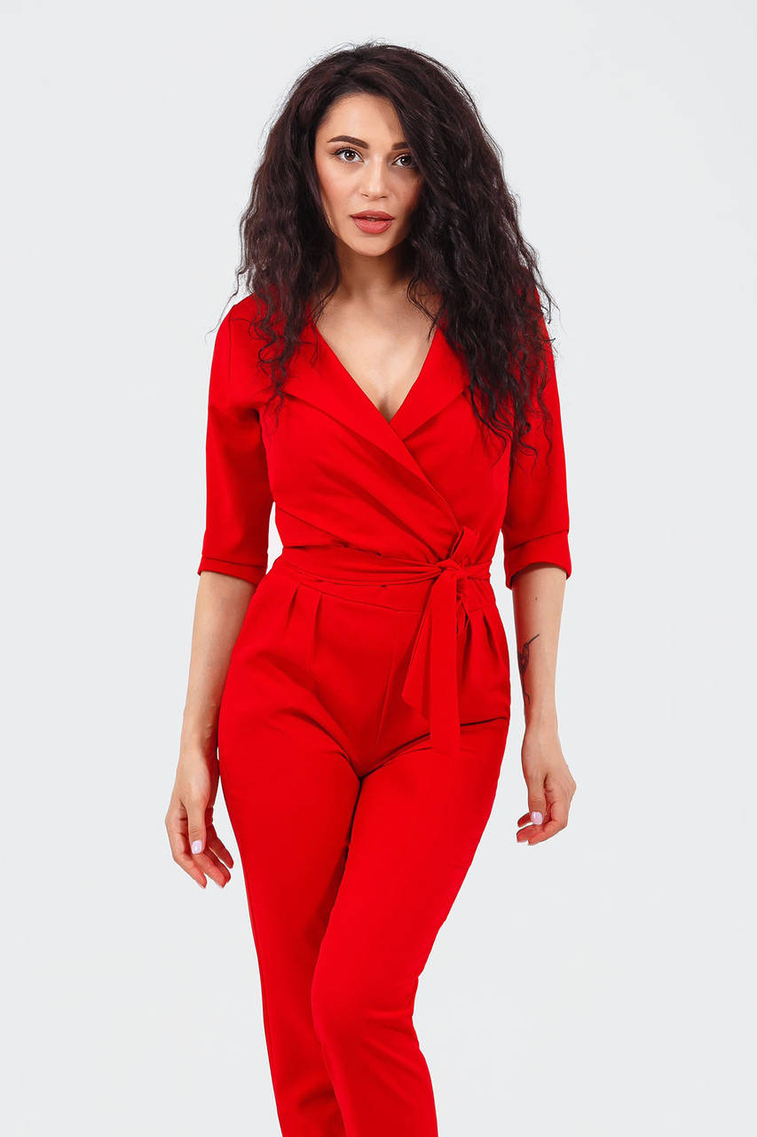 

Молодежный женский комбинезон Noris, красный