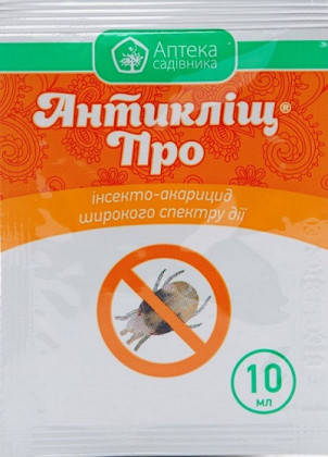 

Инсектицид Антиклещ ПРО, 10 мл, Укравит