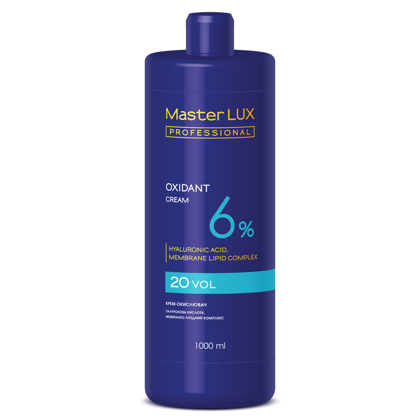 

Крем-окислитель Master LUX Professional 6% 20 vol 1000 мл (19224Gu)