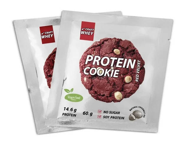 

Протеїнове печиво Червоний оксамит "Craft Whey", 60г