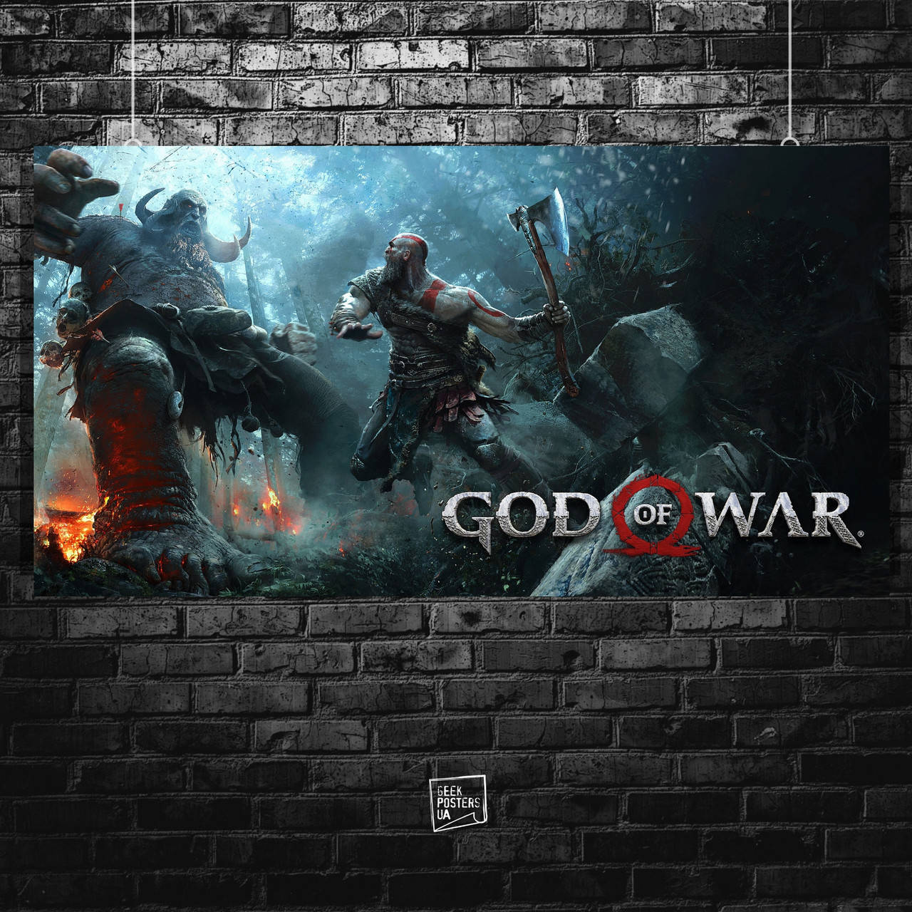 

Постер "Битва Кратоса с гигантом". Бог войны, God Of War, GoW, Арес, Греция, Призрак Спарты. Размер 60x114см