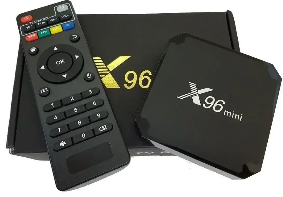 

Приставка смарт тв бокс smart tv box x96 mini 4-ядерная 2Гб/16Гб андроид 7.1.2 черный 4K