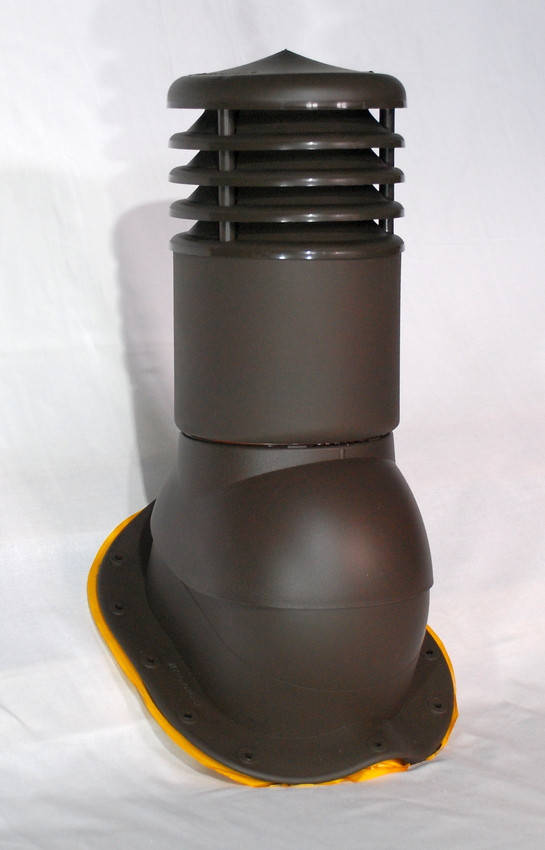 

Вентиляционный выход утепленный Kronoplast KBTO-18 150мм для Т-18 и Т-20 профнастила 8019 Темно Коричневый