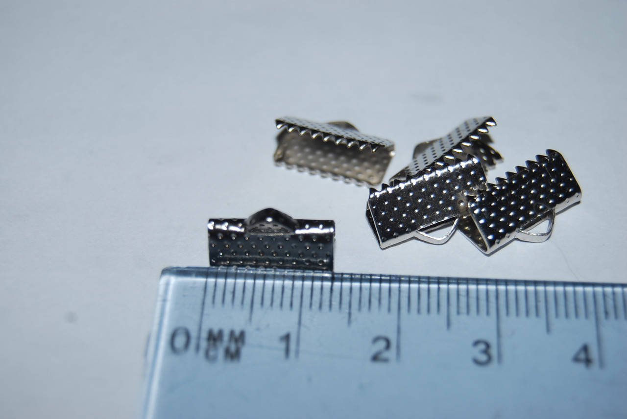 

Зажим для лент 1,3 см серебро