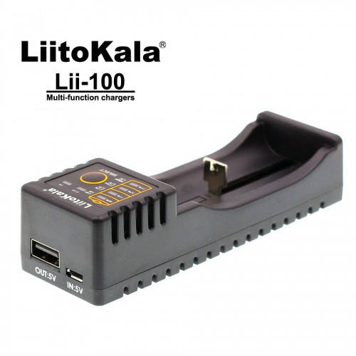 

LiitoKala Lii-100 - Универсальное зарядное устройство для Li-ion/LiFePO4/IMR/Ni-Mh/Ni-Cd + Power Bank