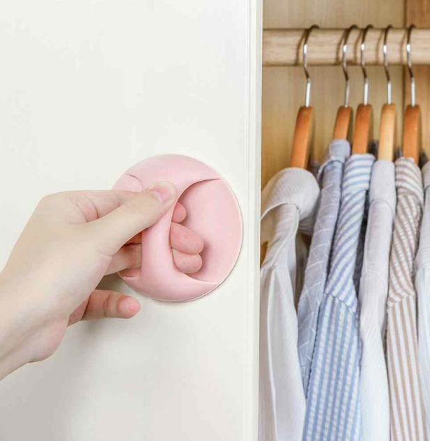 

Многофункциональная самоклеющаяся пластиковая ручка для дома. Розовый,