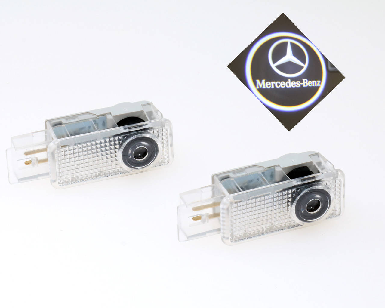 

Штатная Led подсветка двери с логотипом MERCEDES SLK,CLK,SLR,С-Class.