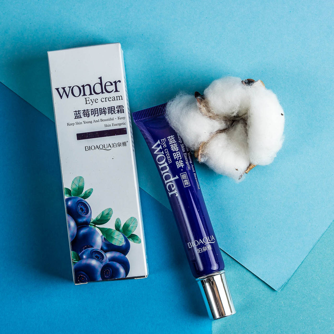 

Крем для кожи вокруг глаз с экстрактом черники BIOAQUA Wonder Eye Cream
