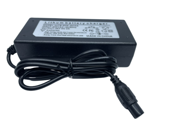 

Зарядное устройство для гироборда, самоката, электровелосипеда 36V 2Ah / 36 (42V) штекер 3 pin адаптер