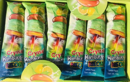 

Леденец Люмик 30шт | crystal hamburger neon, Турция