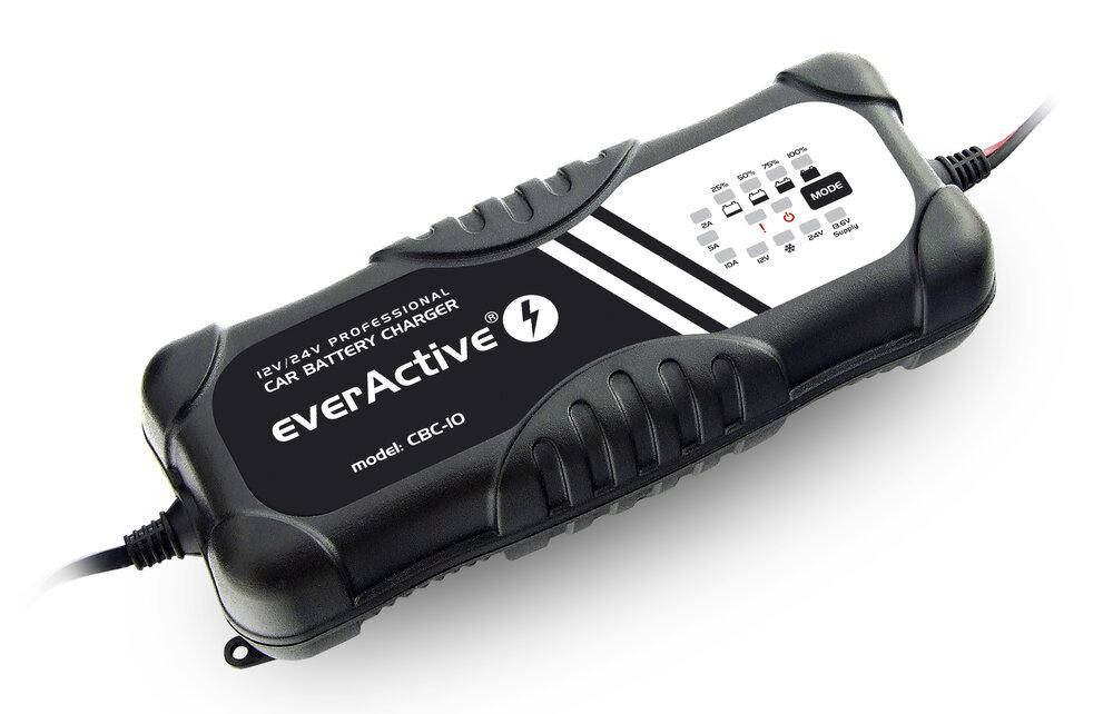 

Зарядное устройство автоматизированное для автомобильных аккумуляторов everActive CBC-10 v2, 12V/24V, 2-10A,