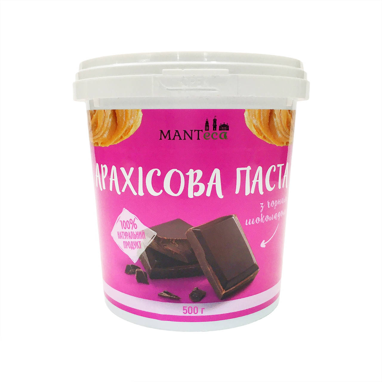 

Арахисовая паста с черным шоколадом Manteca 500 г