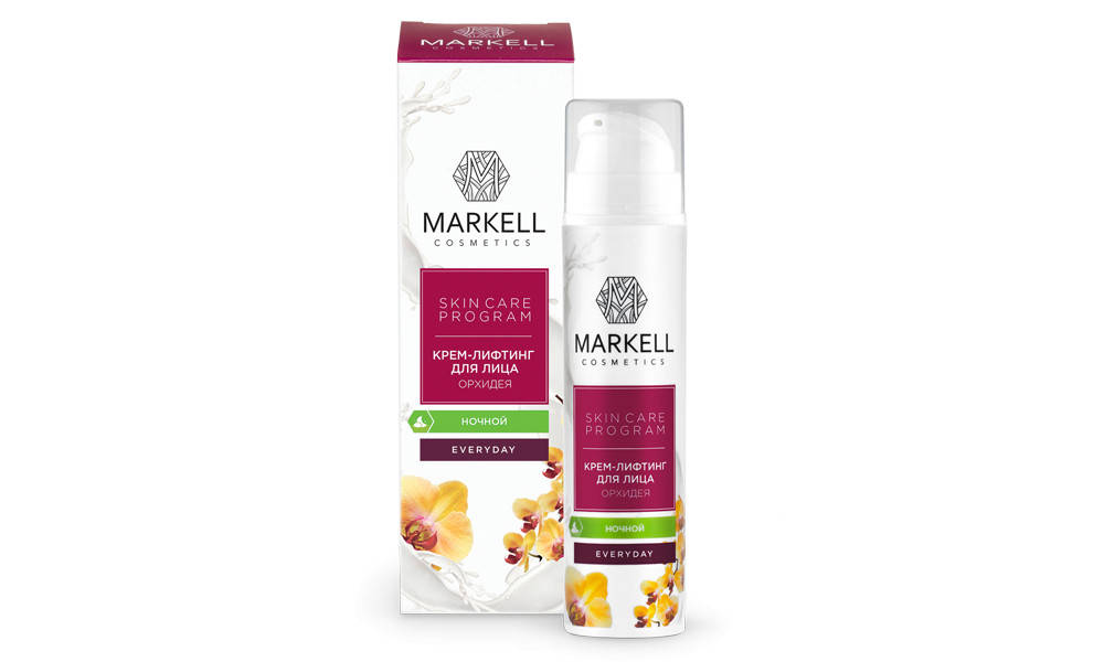

Ночной крем-лифтинг для лица Markell Skin Care Program Орхидея, 50 мл арт. 16234