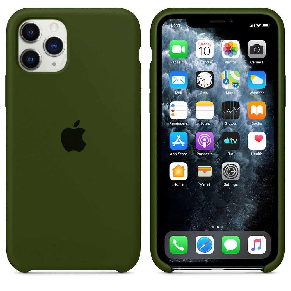 

Чехол Silicone Сase для Iphone 11 Pro бампер накладка Virid